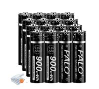 PALO Accumulateurs 1,5V AAA Li-Ion, capacité 900mWh, différentes options de conditionnement, 16 pièces AAA