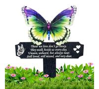 Palõ commémoratif du papillon - Lapide en bois | Décoration de jardin