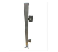 Palo en acier inoxydable 304 pour garde-corps en verre, charnière de porte mobile de 98 cm, clôture moderne pour bureau et hôtel, solution de balustrade durable pour bâtiments