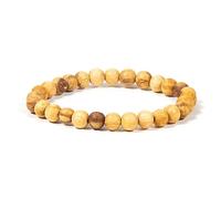 Palo Santo bracelet de perles rondes S élastique -- 0.6 cm