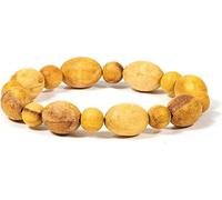 Palo Santo bracelet rond/ovale élastique -- 0.8 cm
