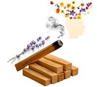 Palo Santo Natural Lot de 8 bâtons parfumés d'origine éthique du Pérou en bois sacré pour nettoyage énergétique, méditation, bien-être et purification SamayZen