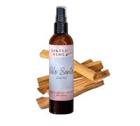 Palo Santo Spray (113,4 g) - Brume sacrée pour nettoyer, purifier et enlever les énergies négatives - Chargée de Reiki, alternative sans fumée