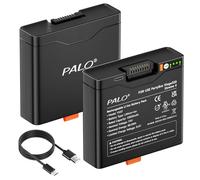 Palogreen 12000 mAh Batterie 400 pour -JBL Partybox Stage 320, Partybox 330, JBL Xtreme 4, Xtreme 5-7,4 V/Lithium Haute capacité avec LED, entrée de Type C