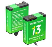 Palogreen Batterie au lithium rechargeable 2400 mAh pour GoPro Hero 13-3,89 V de grande capacité, compatible avec le chargeur d'origine, longue durée de vie, pas d'effet mémoire