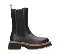 Paloma Barceló - Bottes en Cuir Noir à Fermeture Éclair - Femme - Chaussures - Noir - Taille: 39 EU