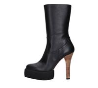 Paloma Barcelo Bottes noires Nero Neri e Grigi