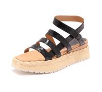Paloma Barceló - Sandalette Lory Noire Abacaxis Style - Femme - Chaussures - Noir - Taille: 38 EU