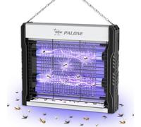PALONE Lampe Anti Moustique 4000V UV, Lampe Anti Mouche Anti Insectes Anti Moustique Répulsif Efficace Large Gamme pour Intérieur et Extérieur avec câble de Charge USB de 1.5 M (29 * 24.5 * 5.7CM)