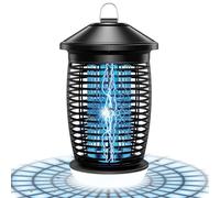 PALONE Lampe Anti Moustique Electrique 4500V 20W, Tueur d'Insectes UV Puissant avec LED Lampe et 1,2M Câble, Destructeur de Mouches IPX4 pour Intérieur et Extérieur Jardin Balcon, Noir