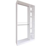 PalosaXL armoire de rangement ouvrir blanc.