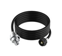 PalpitateC F273699 Tuyau adaptateur de chauffage au propane de 3,6 m avec filtre à carburant compatible avec Mr. Heater Big Buddy, adaptateur QCC1/Type1 Connect 9 à 20,4 kg, CSA