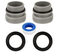 PalpitateC Kit de conversion de tuyau de piscine 4560 compatible avec filtre de piscine Intex - Adaptateur de tuyau de pompe pour piscine Intex de 40 mm à 3,8 cm