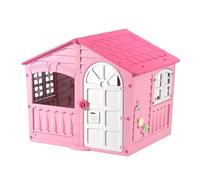 Maisonnette cabane barbe à papa plastique rose TU