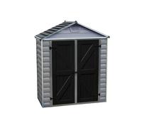 PALRAM Abri de jardin Skylight 1,6 m² - Aluminium et polycarbonate - Gris