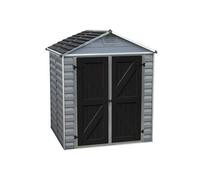 PALRAM Abri de jardin Skylight 2,7 m² - Aluminium et polycarbonate - Gris