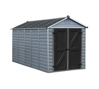 PALRAM Abri de jardin Skylight 6,6 m² - Aluminium et polycarbonate - Gris