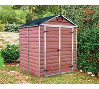 palram abris de jardin 2.7m² ambre 702396 skylight