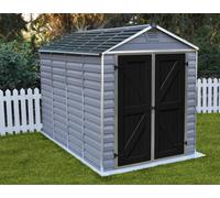 Canopia by Palram Abri de Jardin en Kit Skylight 5.6m², Cadre en Aluminium, Panneaux en Polycarbonate, Gris