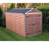 CANOPIA by Palram Abri de jardin en kit Skylight 7m² Cadre aluminium Panneaux polycarbonate Ambre