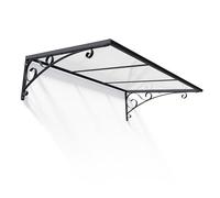 Palram Auvent Vénus ™ 1350 Transparent - Housse pour auvent de Porte Durable