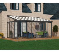 Pergola fermée SANREMO 3x5.46 gris antracite