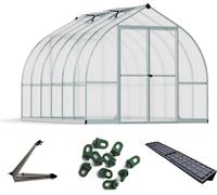 Palram - Canopia Aluminium Serre Bella 812 Sparset Argent 367x244x219 cm