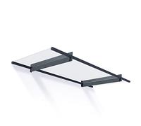 Canopia Auvent de porte Nancy 205,5 x 94 cm Gris | Palram - Canopia - 705125