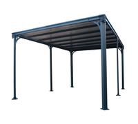 Tonnelle autoportante aluminium et toit polycarbonate Canopia by Palram Milano 3 x 4,3 m