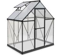 Palram - Canopia Serre aluminium Hybrid 64 Anthracite 126x185x208 cm