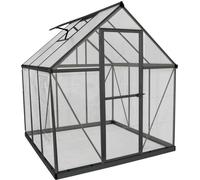 Palram - Canopia Serre aluminium Hybrid 66 Anthracite 185x185x208 cm