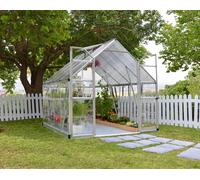 Canopia Serre de jardin en aluminium et polycarbonate Balance - Silver - 704752
