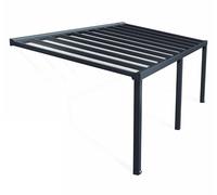 Palram - Couverture De Patio 3,4x7,4m Gris 705928 Gris