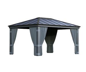 Palram Dallas 4900 Ensemble de rideaux pour tonnelle de jardin