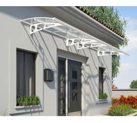 Marquise blanche BORDEAUX 4460 transparente