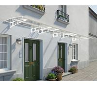 Palram - Marquise Transparente 139x670,5cm Blanc 703842 Blanc