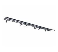 Palram - Marquise Transparente 670,5x139cm Gris 705460 Gris