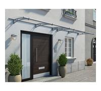 Palram - Marquise Transparente 91,5x412cm Argent 703418 Gris