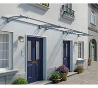 Palram - Marquise Transparente 91,5x453,5cm Argent 703411 Gris