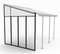 Palram - Paroi Latérale Grise Pour Pergola 704484