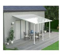 Canopia Pergola Olympia 12,8 m² aluminium et polycarbonate, moderne et élégante (Blanc)