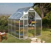 palram serre de jardin 3.4m² argent 701630 mythos