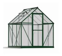 Palram Serre de jardin Mythos Canopia double parois 3,40 m² plastique et polycarbonate Vert