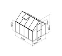 Palram - Serre De Jardin 4.5m² Argent - 701549 Argent