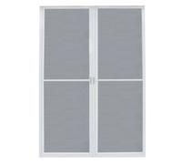 Palram - Set De Portes Moustiquaires Blanc Pour Pergola Fermée 703555 Transparent