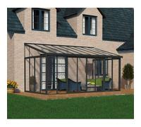 Palram - Veranda Fermée 3x5,46m Gris Anthracite - 703990 Gris