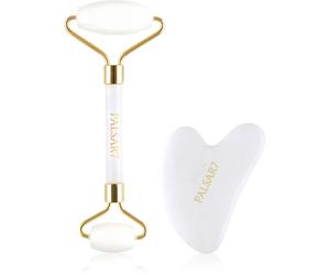 PALSAR7 Massage Roller and Guasha White Jade rouleau de massage visage et accessoire de massage
