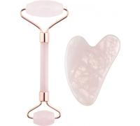 PALSAR7 Rouleau et plaque de massage Guasha (quartz rose)