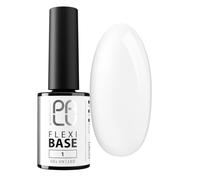 PALU - Base de Construction Hybride, FLEXI BASE 1, 11 ml, Transparente | Texture moyennement épaisse, forte adhérence, dure et flexible, pour égaliser, construire et rallonger la plaque de l’ongle