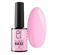 PALU - Base de Construction Hybride, FLEXI BASE 5, 11 ml, Rose tendre | Texture moyennement épaisse, forte adhérence, dure et flexible, pour égaliser, construire et rallonger la plaque de l’ongle